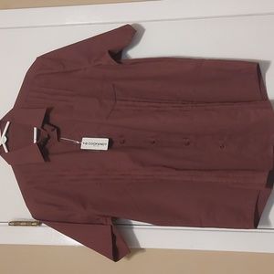Burgundy SS Dress Shirt
